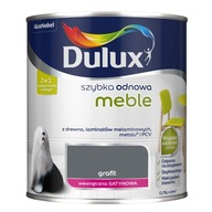 Dulux saténová grafitová farba na nábytok 0,75l