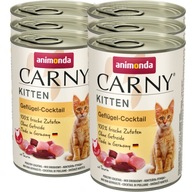 Animonda Carny Kitten Multi Poultry Cocktail 6x400g