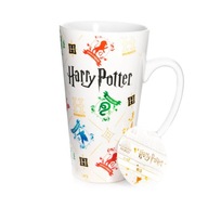 Harry Potter Hogwarts Houses Latte hrnček 450 ml