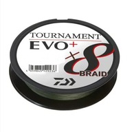 Daiwa Braid Tournament X8 EVO+ + 0,12mm 135m tmavozelená