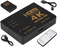 HDMI Splitter v1.4 Switch 3 Port 4K ULTRA HD