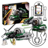 Lego Star Wars Jedi Warrior Yoda 75360 Súprava figúrok Kocky a e-kniha 4v1