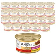 SET 24X PURINA GOURMET GOLD DOUBLE PLEASURE HOVÄDZIE A KURACIE 85G