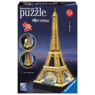 Ravensburger 3D puzzle Eiffelova veža LED 125791