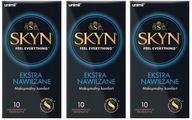 Unimil SKYN EXTRA MOISTURIZED kondómy 30 ks klasické, nelatexové