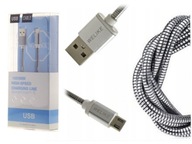 Oceľový opletený micro USB kábel pre telefón