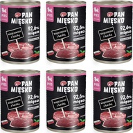 Pan Meat Puppy Bravčové s kačacou 6x 400g