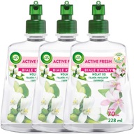 Air Wick Active Fresh White Flowers náhradná náplň do osviežovača vzduchu 3x228ml