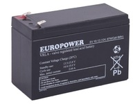 EUROPOWER EV AGM BATÉRIA 12V 10Ah UPS ALARM