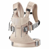 BABYBJORN ONE AIR 3D - Nosítko, perleťovo ružové