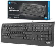 Klávesnica Natec Barracuda USB QWERTY španielska