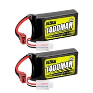 BATÉRIA Li-Ion 7,4V 1400mAh BATÉRIA DO RC AUTO T-PLUG DEAN 30C 2ks