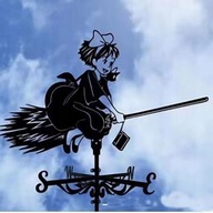 Kovová korouhvička Black Witch Weathervane