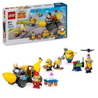 LEGO 75580 Despicable Me 4 prisluhovači a košík s banánmi