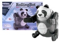 VEDECKÁ ZÁBAVNÁ ROLLING BOT súprava robota panda fika flips pre deti od 8 rokov