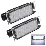 2x LED osvetlenie ŠPZ pre Rena