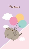 PUSHEEN BALOONS plážová osuška 140x70cm, BAVLNA 100%