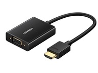 Adaptér HDMI na VGA UGREEN MM103, 25 cm (čierny)