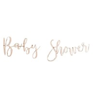 BANNER drevená girlanda Baby Shower