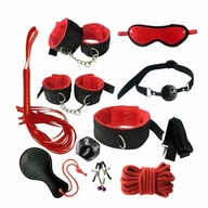 BDSM SÚPRAVA PÚTA GOLIER Bič CLAMPS GAG