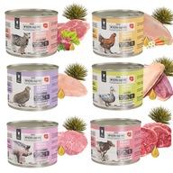 Vidiecka farma Mono Wet Food pre mačku zmes príchutí 6 x 200 g Monobiałkowa