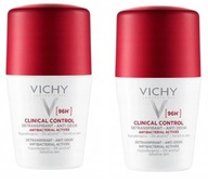 2x VICHY DEO CLICAL CONTROL Antiperspirant 96H roll-on 50 ml