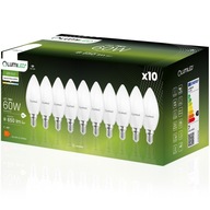 10x E14 LED žiarovka 7W sviečka =65W LUMILED 4000K