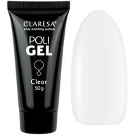 CLARESA POLI GEL CLEAR 30g CLEAR ACRYL GEL NOVINKA