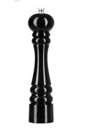 Drevený ručný mlynček na korenie 24 cm čierny