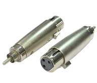 Adaptér XLR 3pin mikrofónový konektor na RCA zástrčku CHINCZ #02899