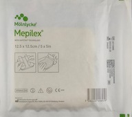 Mepilex obväz 12,5x12,5cm MOLNLYCKE na rany na exsudát na rezanie