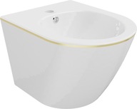 MEXEN LENA BIDET ZÁVESNÝ 48 CM RAD BIELA ​​ZLATÁ