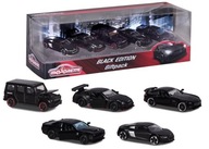 Metal Cars Set Black Edition 5 kusov 212053174 Mažoretka