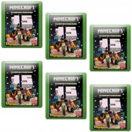 Minecraft 15th Anniversary Stickers Sachets 6 ks Panini Celebration k albumu