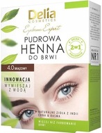 Delia Henna prášok na obočie 4.0 hnedé vrecúško