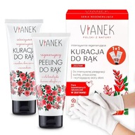 Vianek SET KRÉM NA RUKY INTENZÍVNE OŠETRENIE + PEELING + RUKAVICE DARČEK