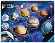 Puzzle 522. Rozloženie 3D planét. Ravensburger. 116683.