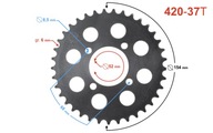 OZUBENÉ KOLO 420-37 ČIERNA