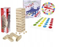 TWISTER SET ARKÁDOVÁ HRA GIBITUS JENGA