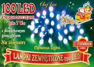 Vianočné osvetlenie 100 LED modrá 10m 8 funkcií