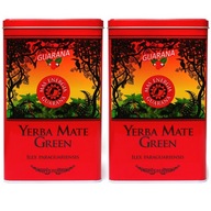 Yerba Mate Zelená MAS ENERGIA GUARANA 1kg + 2x plechovka yerbery