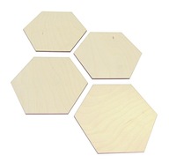 Nástenná dekorácia HEXAGON nástenný panel 30x35