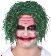 Parochňa zelené vlasy Joker Clown Killer Outfit