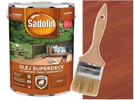 Sadolin SUPERDECK terasový olej mahagónový 0,75L