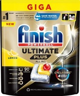 FINISH Powerball Ultimate Plus Allin1 Lemon kapsule do umývačky riadu 90 kusov