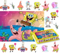 SADA OBALOV NA TORTY A4 SPONGEBOB + 16 ZNAKOV