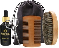 Kartacz Beard Barber Set olej + puzdro