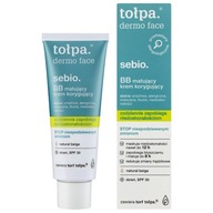 TOŁPA Dermo Face Sebio Mattifying Correcting BB Day Cream SPF30 - prírodný