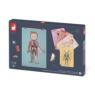 MAGNETICKÉ PUZZLE ĽUDSKÉ TELO 7+ JANOD