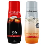 SODASTREAM Koncentrát set COLA + ORANGE-MANGO.